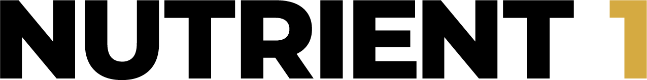 NUTRIENT 1 - Logo (Black)